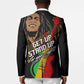 Legend Bob Get Up Stand Up Blazer Black Jamaican Reggae Multicolored