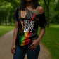 Legend Bob Get Up Stand Up Cross Shoulder Shirt Black Jamaican Reggae Multicolored