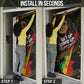 Legend Bob Get Up Stand Up Door Cover Black Jamaican Reggae Multicolored