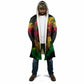Personalized Rastafarian Lion Legend Bob Cloak Black Jamaican Reggae Sketch Portrait