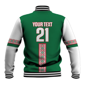 Algeria Tasqa n Umadal Custom Baseball Jacket Amazigh Desert Pattern Edition