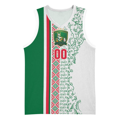 Algeria Tasqa n Umadal Custom Basketball Jersey Amazigh Desert Pattern Edition