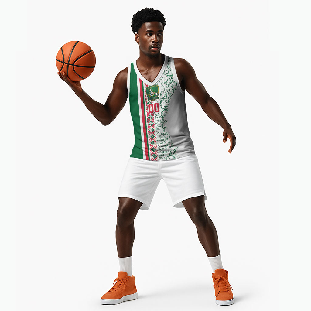 Algeria Tasqa n Umadal Custom Basketball Jersey Amazigh Desert Pattern Edition