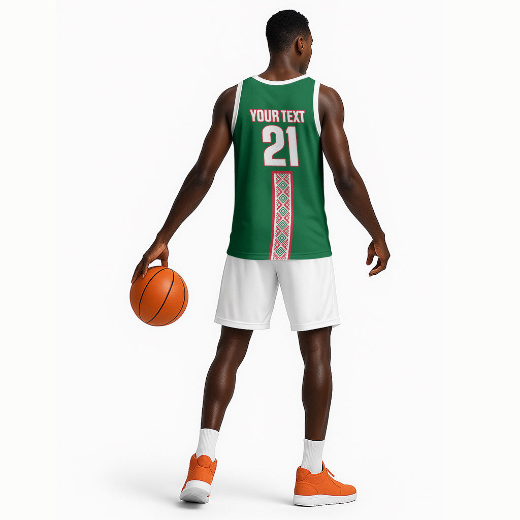 Algeria Tasqa n Umadal Custom Basketball Jersey Amazigh Desert Pattern Edition