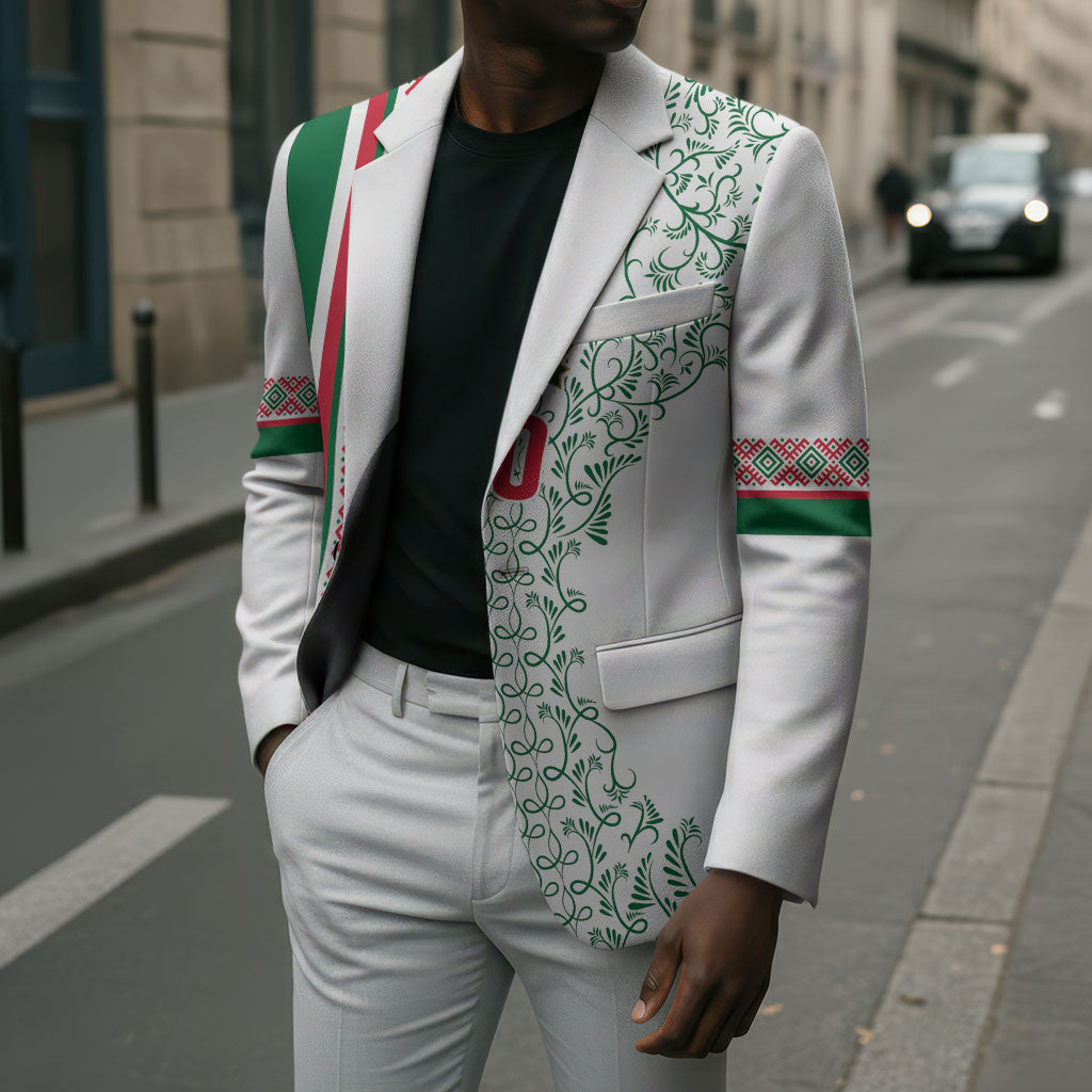 Algeria Tasqa n Umadal Custom Blazer Amazigh Desert Pattern Edition