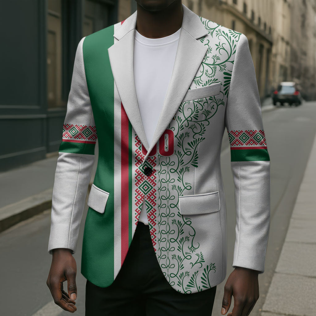 Algeria Tasqa n Umadal Custom Blazer Amazigh Desert Pattern Edition
