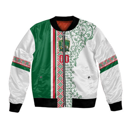Algeria Tasqa n Umadal Custom Bomber Jacket Amazigh Desert Pattern Edition
