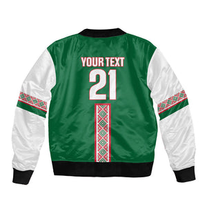 Algeria Tasqa n Umadal Custom Bomber Jacket Amazigh Desert Pattern Edition