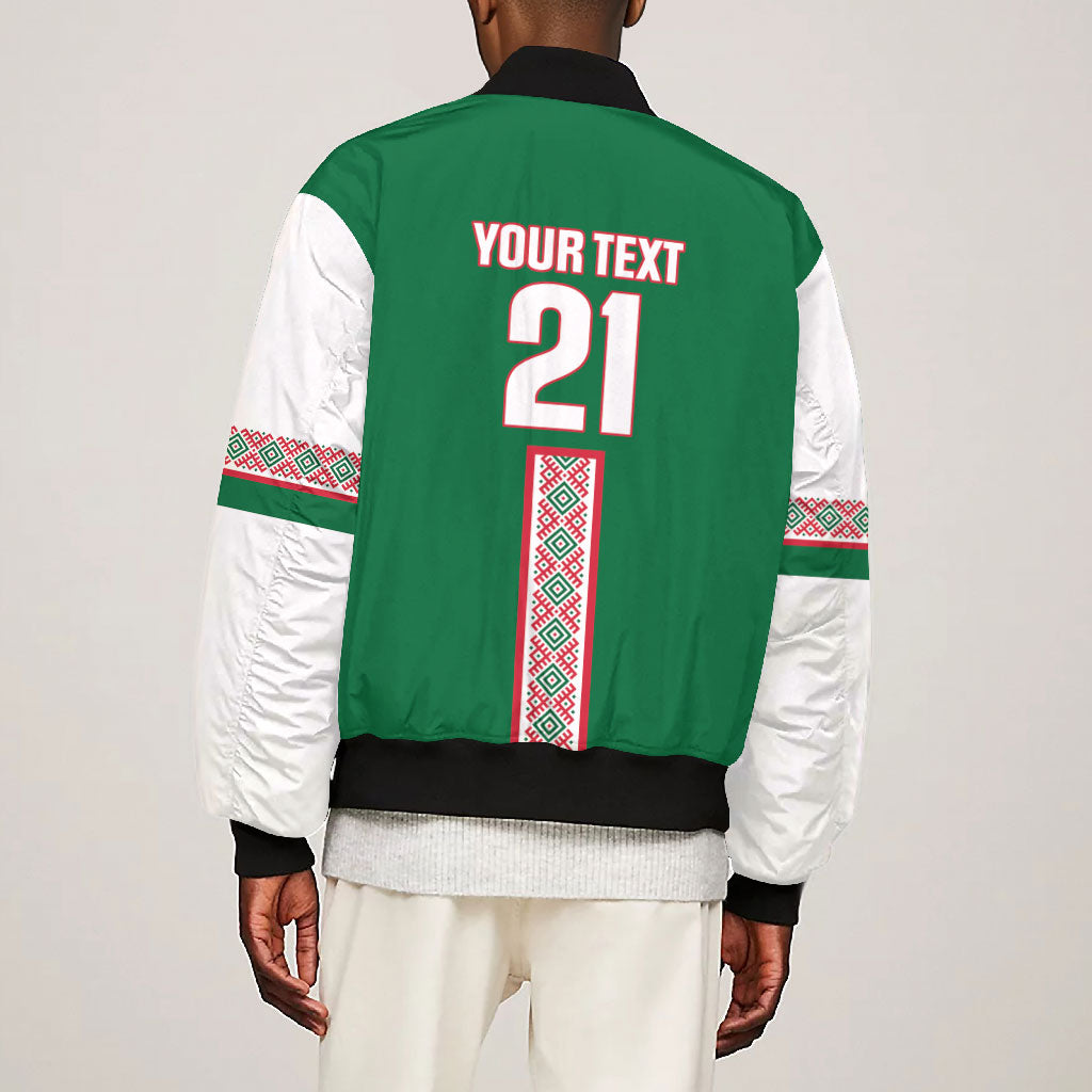 Algeria Tasqa n Umadal Custom Bomber Jacket Amazigh Desert Pattern Edition