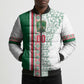 Algeria Tasqa n Umadal Custom Bomber Puffer Jacket Amazigh Desert Pattern Edition