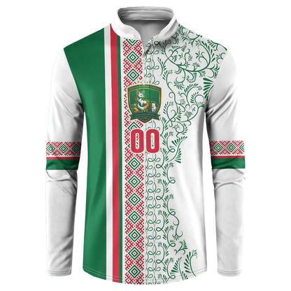 Algeria Tasqa n Umadal Custom Button Sweatshirt Amazigh Desert Pattern Edition
