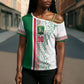 Algeria Tasqa n Umadal Custom Cross Shoulder Shirt Amazigh Desert Pattern Edition