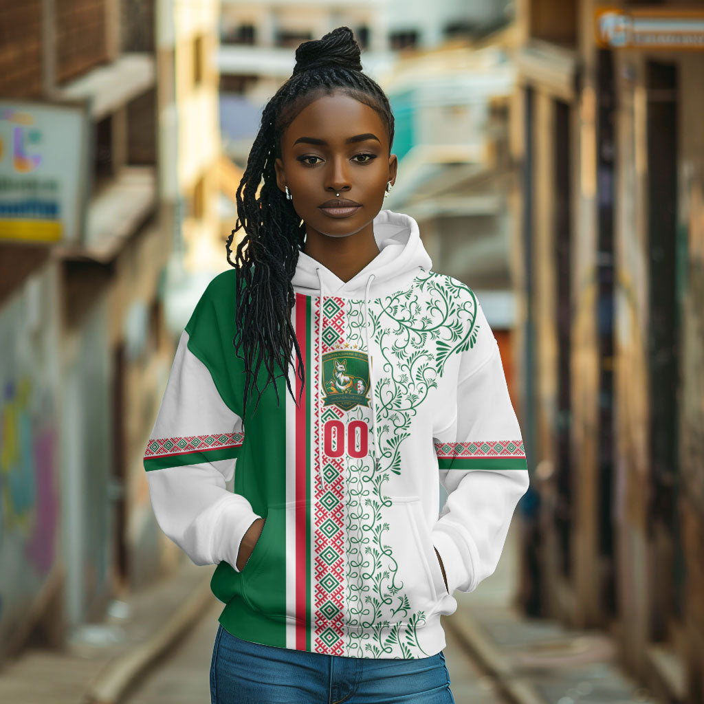 Algeria Tasqa n Umadal Custom Hoodie Amazigh Desert Pattern Edition