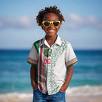 Algeria Tasqa n Umadal Custom Kid Hawaiian Shirt Amazigh Desert Pattern Edition