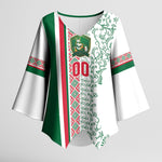 Algeria Tasqa n Umadal Custom Kimono Sleeve Blouse Amazigh Desert Pattern Edition