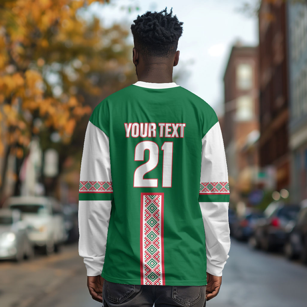 Algeria Tasqa n Umadal Custom Long Sleeve Shirt Amazigh Desert Pattern Edition