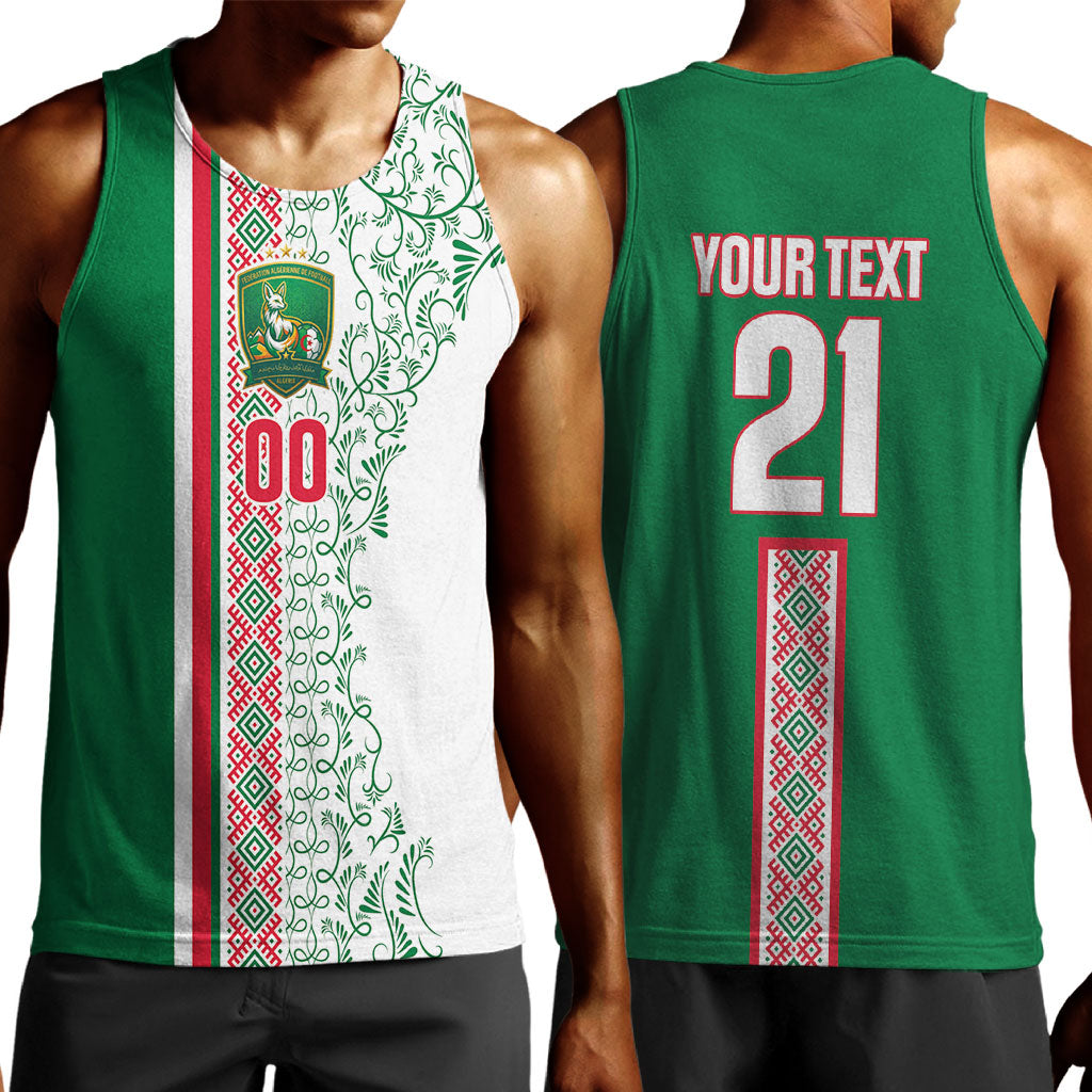 Algeria Tasqa n Umadal Custom Men Tank Top Amazigh Desert Pattern Edition