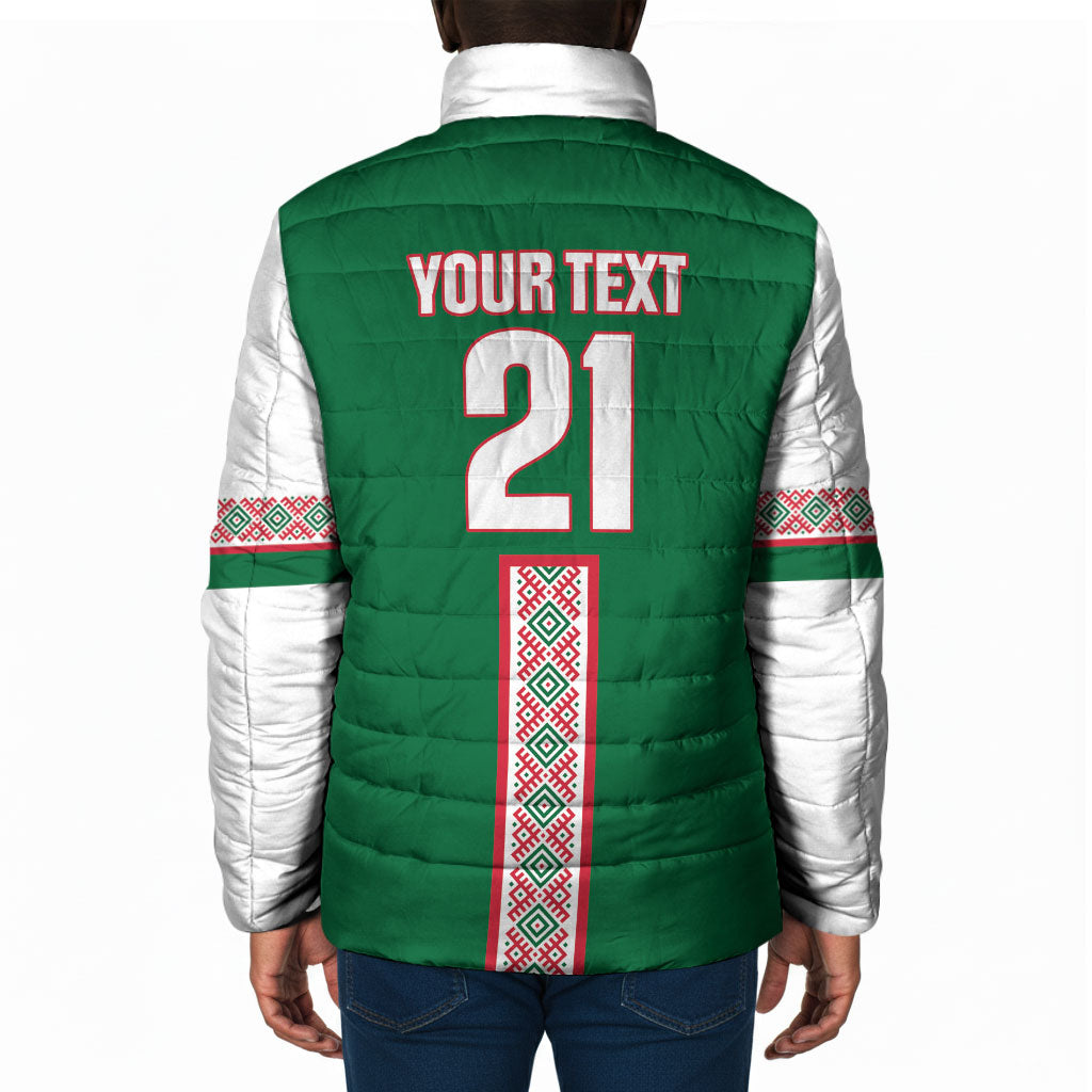 Algeria Tasqa n Umadal Custom Padded Jacket Amazigh Desert Pattern Edition