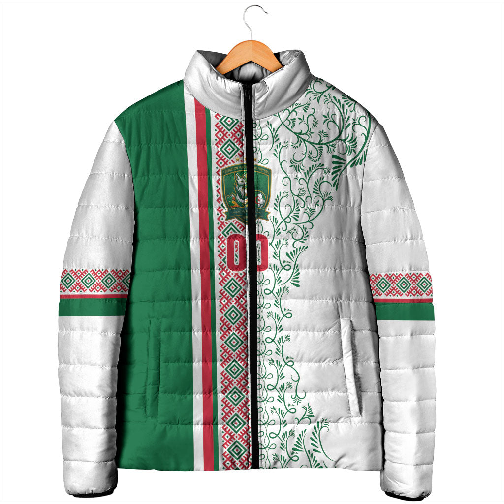 Algeria Tasqa n Umadal Custom Padded Jacket Amazigh Desert Pattern Edition