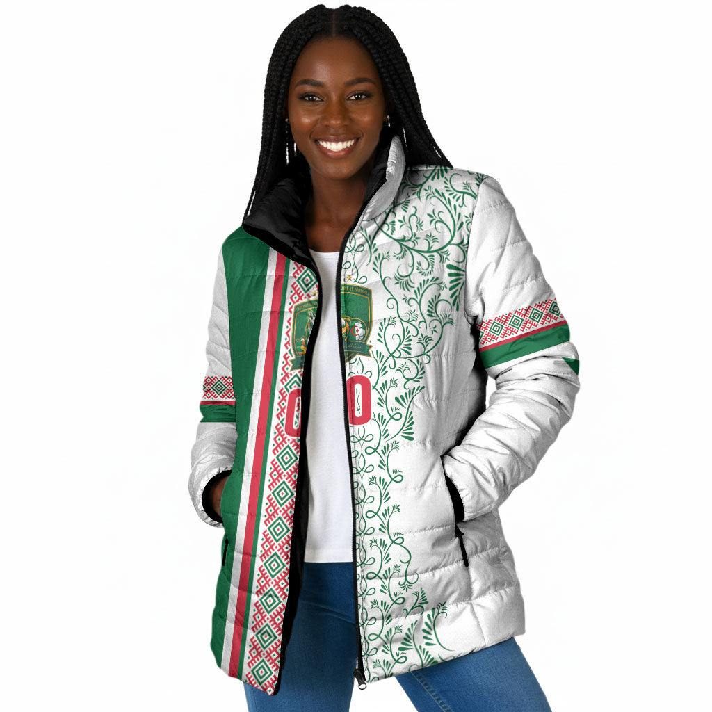 Algeria Tasqa n Umadal Custom Padded Jacket Amazigh Desert Pattern Edition