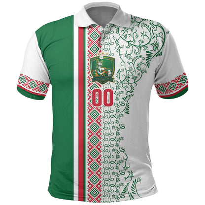 Algeria Tasqa n Umadal Custom Polo Shirt Amazigh Desert Pattern Edition