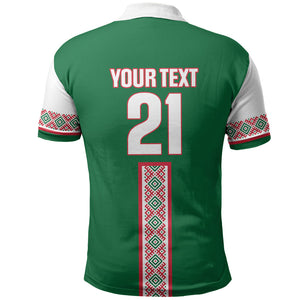 Algeria Tasqa n Umadal Custom Polo Shirt Amazigh Desert Pattern Edition