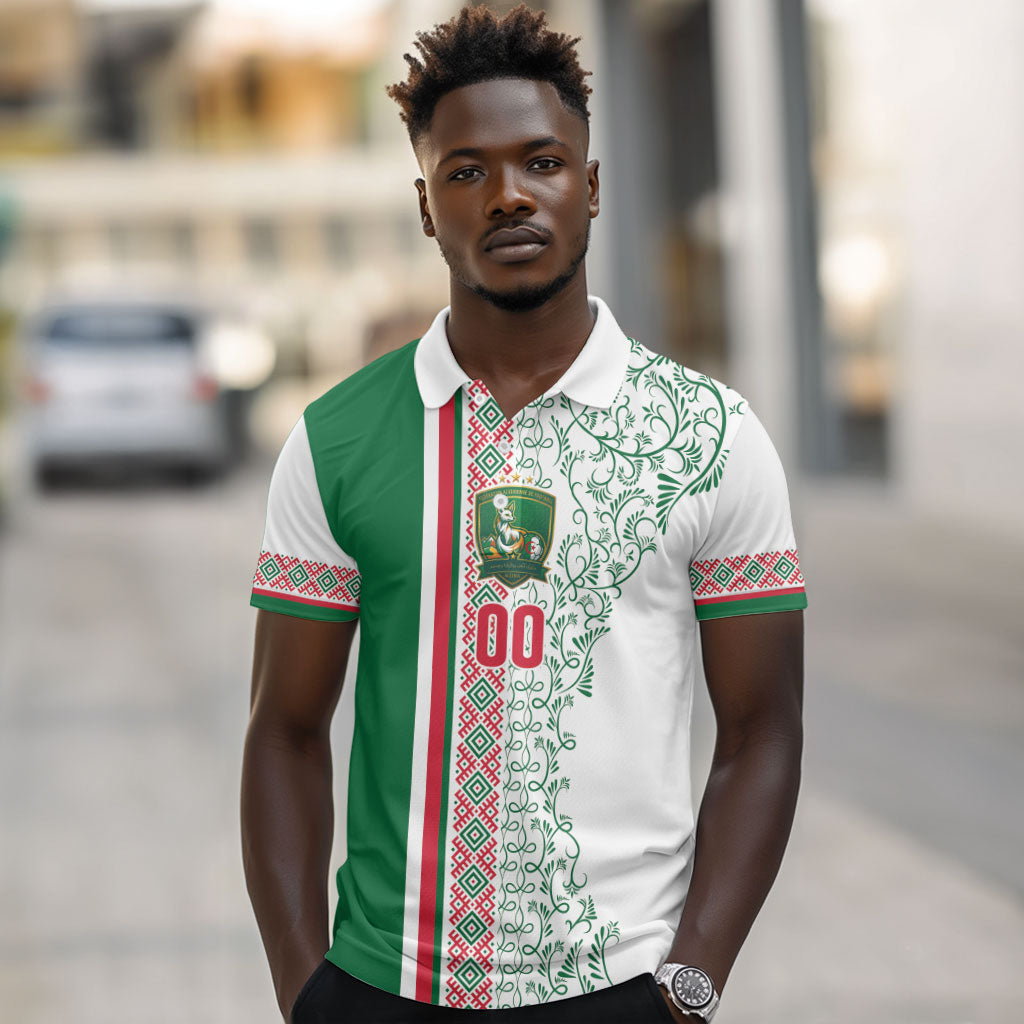 Algeria Tasqa n Umadal Custom Polo Shirt Amazigh Desert Pattern Edition