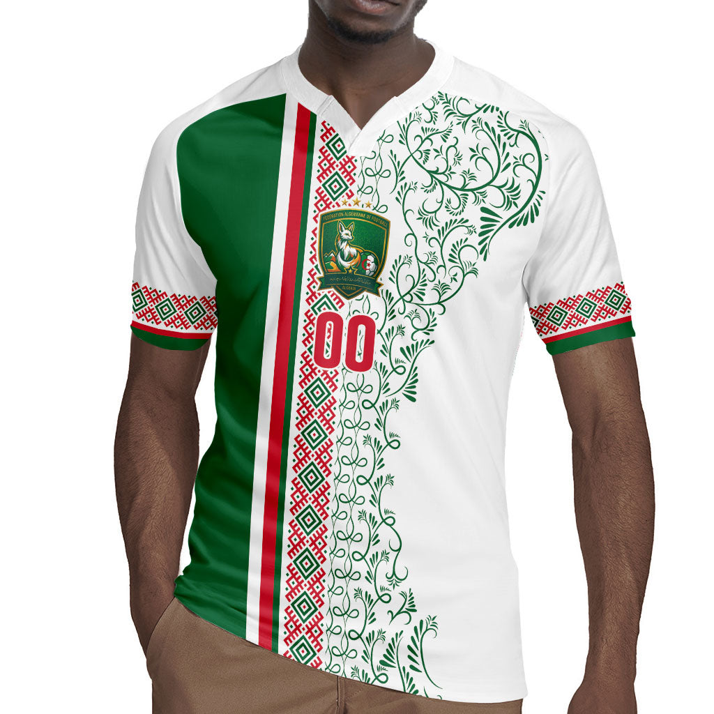 Algeria Tasqa n Umadal Custom Rugby Jersey Amazigh Desert Pattern Edition