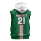 Algeria Tasqa n Umadal Custom Sleeveless Zip Hoodie Amazigh Desert Pattern Edition