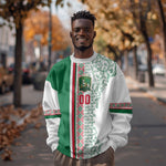Algeria Tasqa n Umadal Custom Sweatshirt Amazigh Desert Pattern Edition