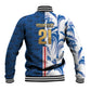 Cabo Verde Kopa di Mundu Custom Baseball Jacket Atlantic Waves Blue Edition