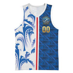 Cabo Verde Kopa di Mundu Custom Basketball Jersey Atlantic Waves Blue Edition