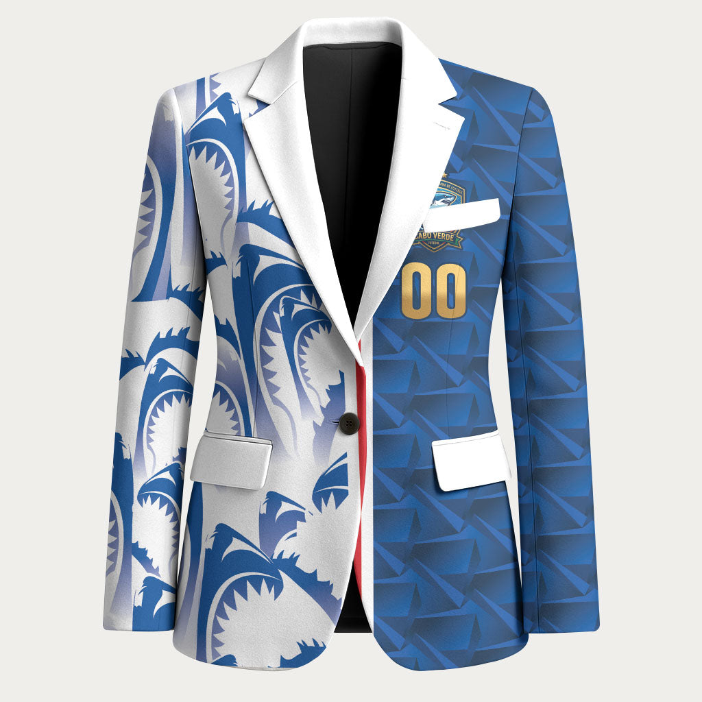 Cabo Verde Kopa di Mundu Custom Blazer Atlantic Waves Blue Edition