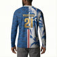 Cabo Verde Kopa di Mundu Custom Button Sweatshirt Atlantic Waves Blue Edition
