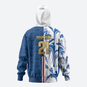 Cabo Verde Kopa di Mundu Custom Hoodie Atlantic Waves Blue Edition
