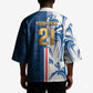 Cabo Verde Kopa di Mundu Custom Kimono Atlantic Waves Blue Edition