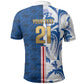 Cabo Verde Kopa di Mundu Custom Polo Shirt Atlantic Waves Blue Edition