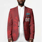 Cabo Verde Kopa di Mundu Custom Blazer Atlantic Waves Red Edition