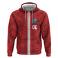 Cabo Verde Kopa di Mundu Custom Hoodie Atlantic Waves Red Edition