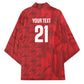 Cabo Verde Kopa di Mundu Custom Kimono Atlantic Waves Red Edition
