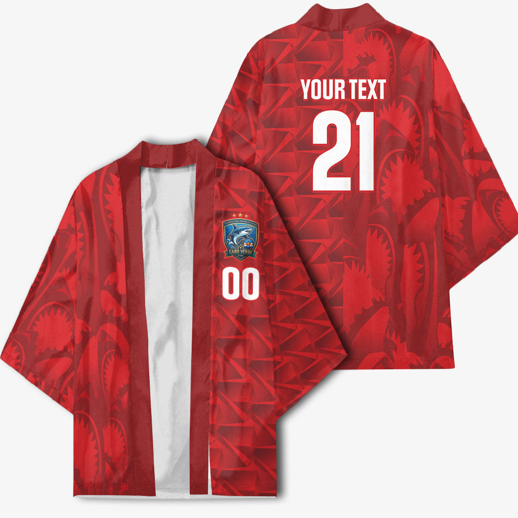Cabo Verde Kopa di Mundu Custom Kimono Atlantic Waves Red Edition