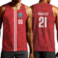 Cabo Verde Kopa di Mundu Custom Men Tank Top Atlantic Waves Red Edition