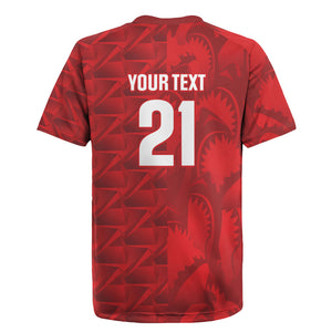 Cabo Verde Kopa di Mundu Custom Rugby Jersey Atlantic Waves Red Edition