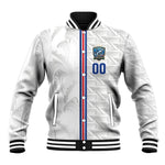 Cabo Verde Kopa di Mundu Custom Baseball Jacket Atlantic Waves White Edition