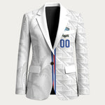 Cabo Verde Kopa di Mundu Custom Blazer Atlantic Waves White Edition