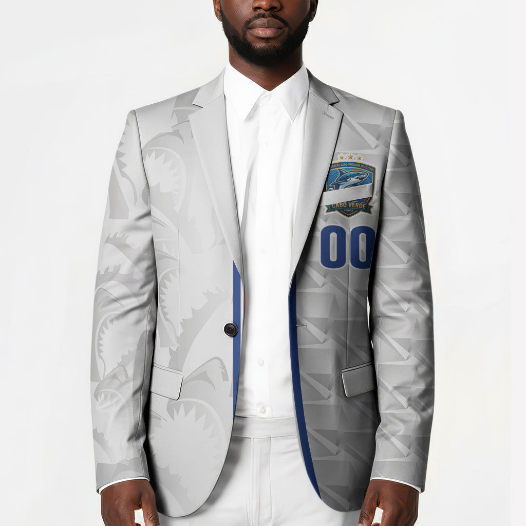 Cabo Verde Kopa di Mundu Custom Blazer Atlantic Waves White Edition