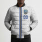 Cabo Verde Kopa di Mundu Custom Bomber Puffer Jacket Atlantic Waves White Edition