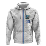 Cabo Verde Kopa di Mundu Custom Hoodie Atlantic Waves White Edition