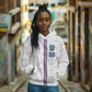 Cabo Verde Kopa di Mundu Custom Hoodie Atlantic Waves White Edition