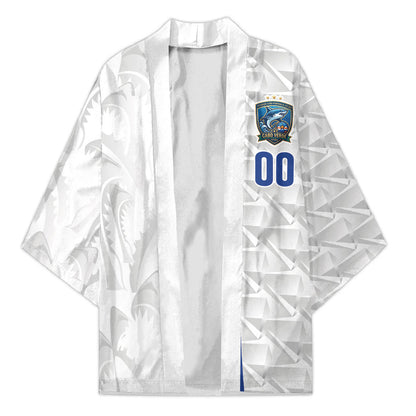 Cabo Verde Kopa di Mundu Custom Kimono Atlantic Waves White Edition